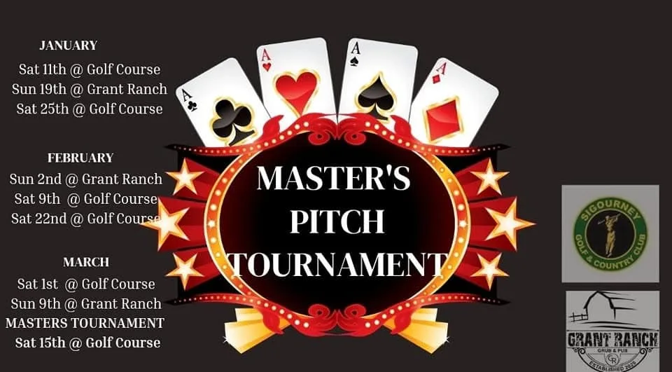 Pitch Master Pitch Tournament, Sigourney, Keokuk County, Iowa, Sigourney Golf and Country Club, Grant Ranch Grub and Pub