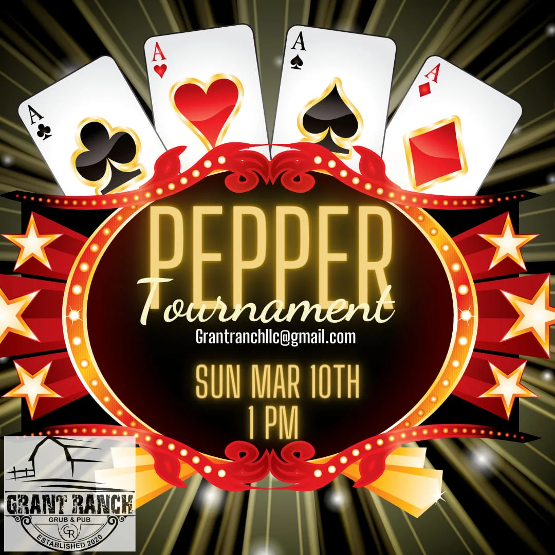 pepper Pepper Tournament, Sigourney, Iowa, Keokuk County, Grant Ranch Grub and Pub