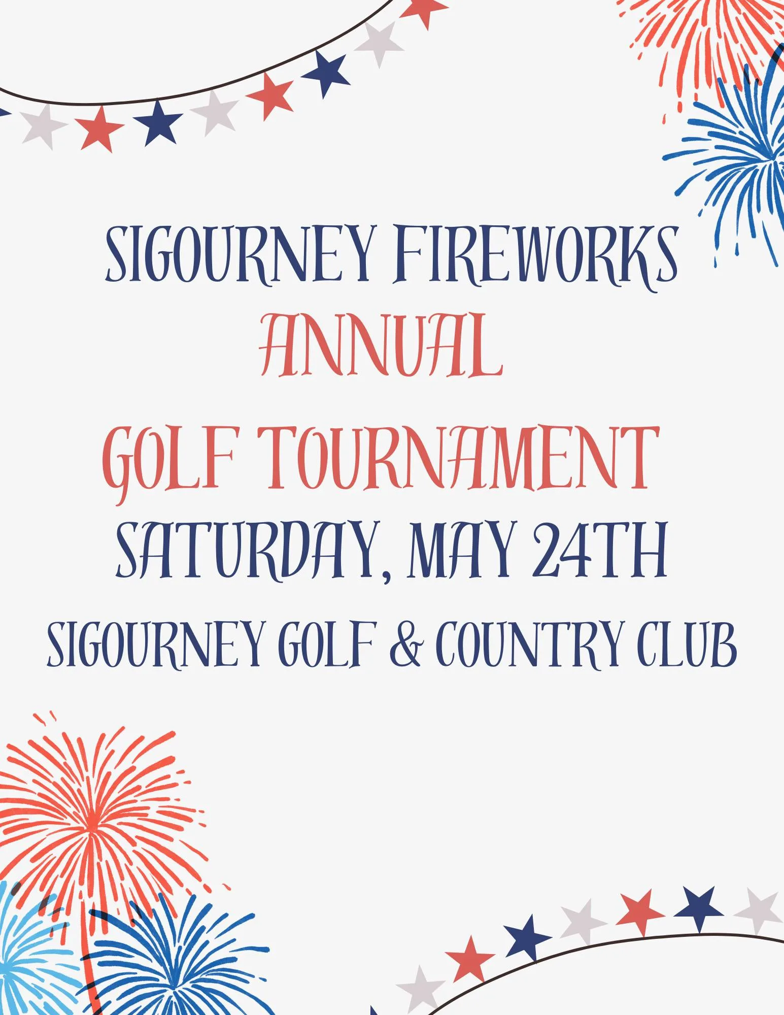 Golf Tournament – Fireworks Fundraiser